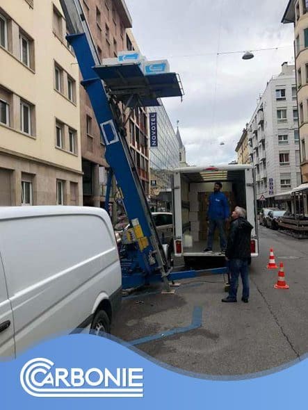 Déménagement Genève - Monte Meuble en action